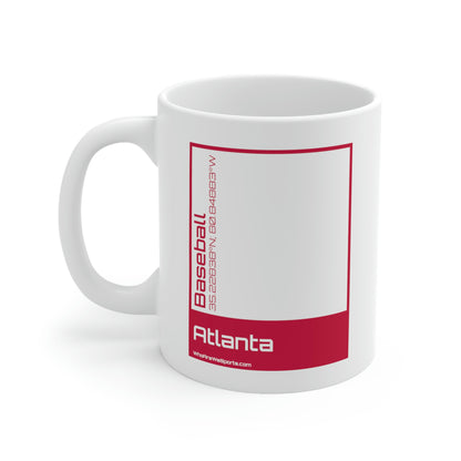 Atlanta Baseball Mug (Red)