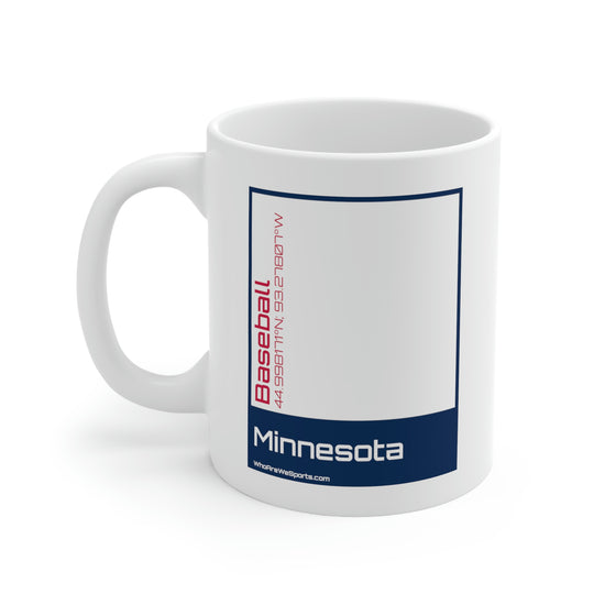 Minnesota Baseball Mug (Blue/Red)
