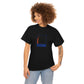 New York (N) Baseball  T-shirt (Blue/Orange)