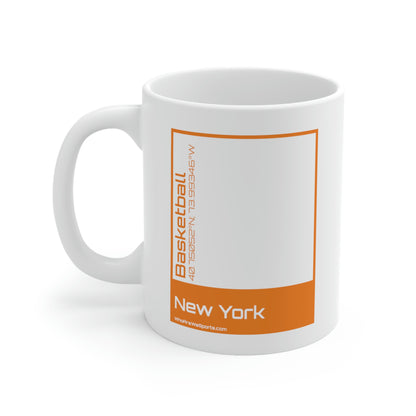 New York Basketball Mug (Orange)