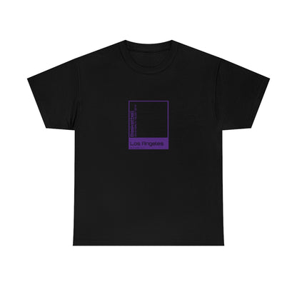 Los Angeles Basketball T-shirt (Purple)