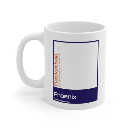 Phoenix Basketball Mug (Purple/Orange)