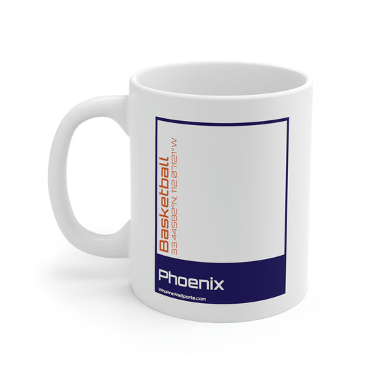 Phoenix Basketball Mug (Purple/Orange)