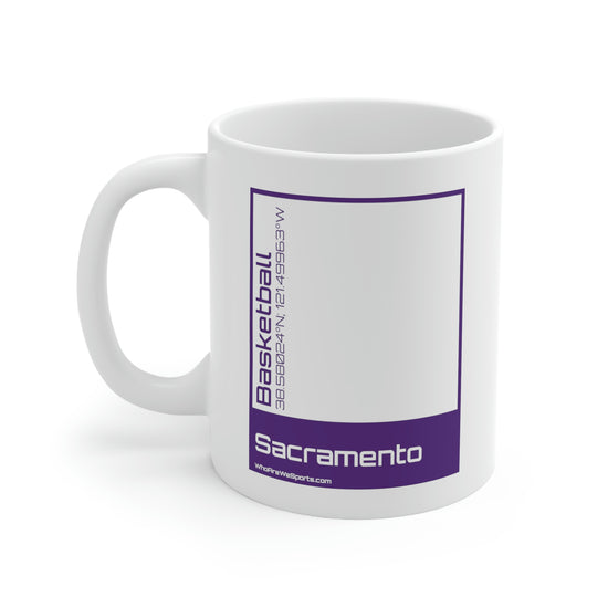 Sacramento Basketball Mug (Purple)