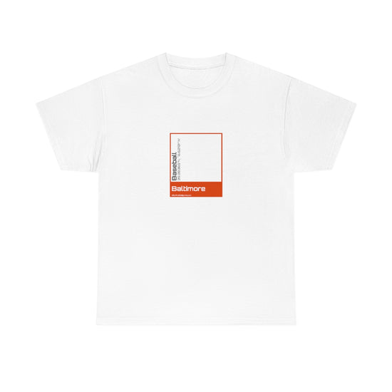 Baltimore Baseball T-shirt (Orange/Black)