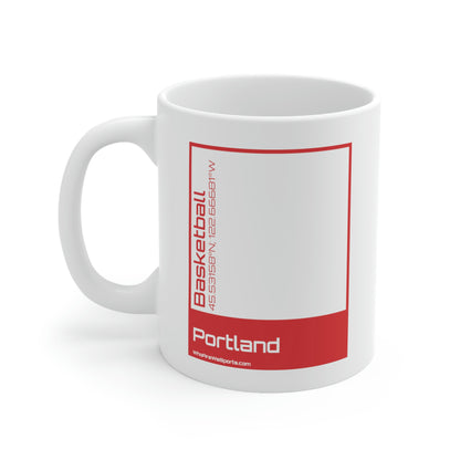 Portland Basketball Mug (Red)