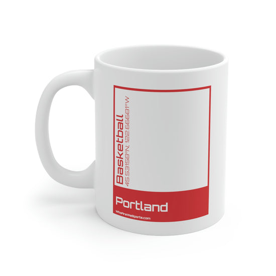 Portland Basketball Mug (Red)