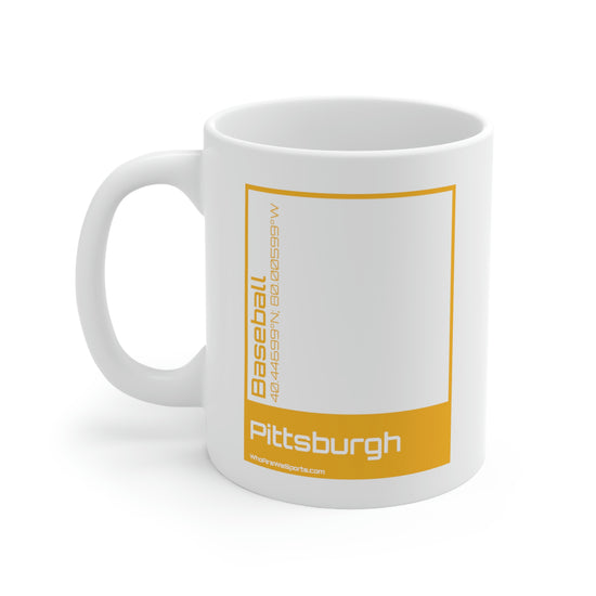 Pittsburgh Baseball Mug (Yellow)