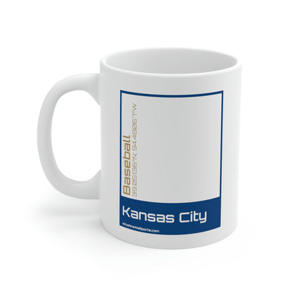 Kansas City Baseball Mug (Blue/Gold)