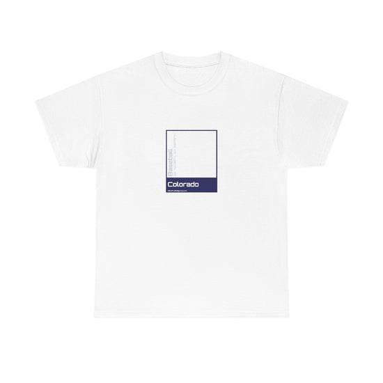 Colorado Baseball T-shirt (Purple/Silver)