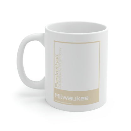 Milwaukee Basketball Mug (Cream)