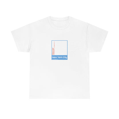 NYC Soccer T-shirt (Blue/Orange)