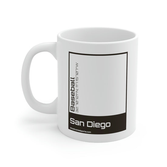 San Diego Baseball Mug (Brown)