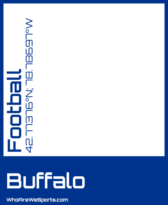 Buffalo Pro Football T-shirt (Blue)