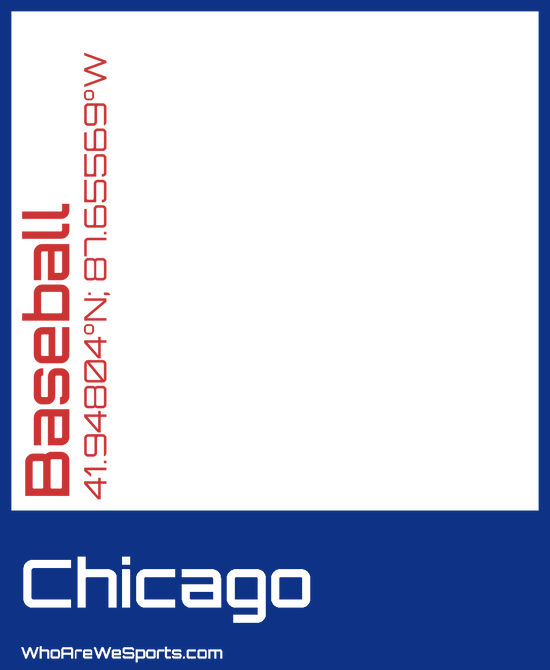 Chicago Baseball (N) T-shirt (Blue/Red)