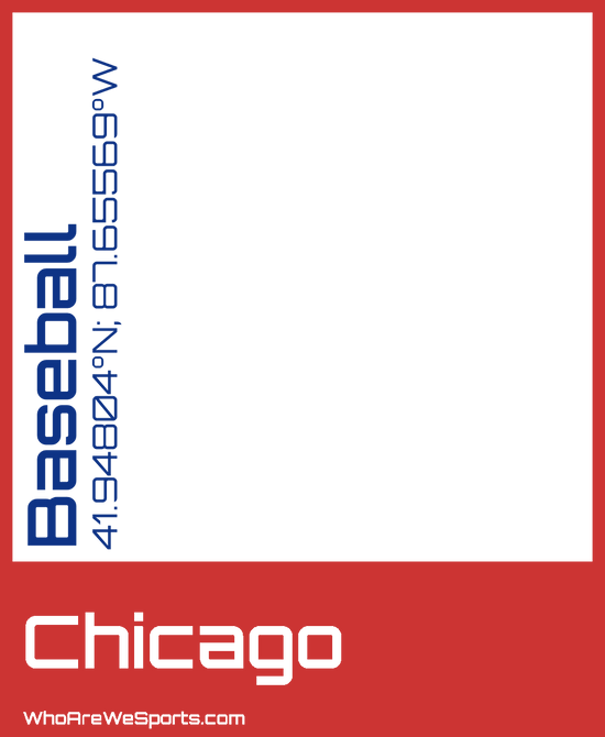 Chicago Baseball (N) T-shirt (Red/Blue)