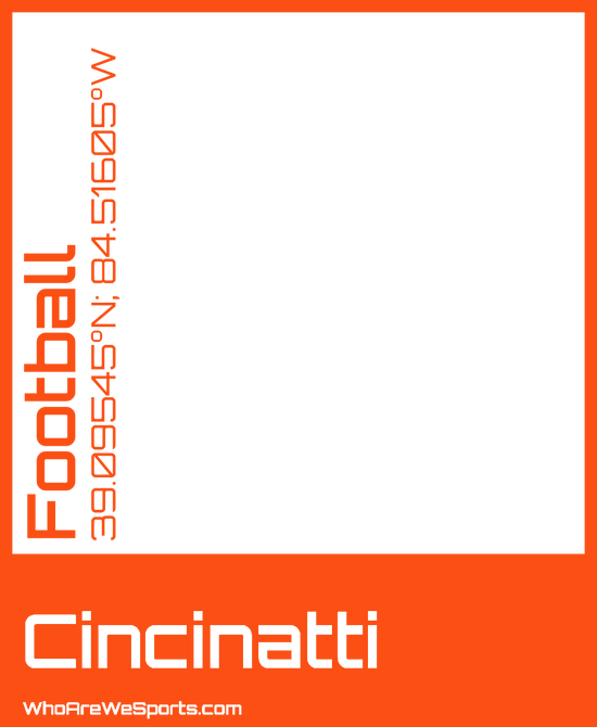 Cincinatti Pro Football T-shirt (Orange)