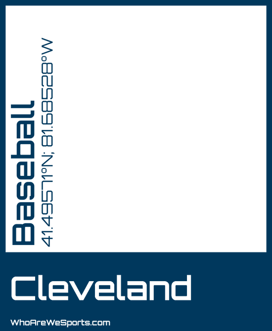 Cleveland Baseball T-shirt (Blue)