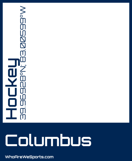 Columbus Hockey (Blue)