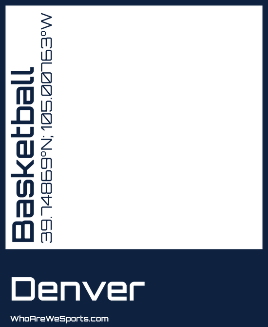 Denver Basketball Mug (Blue)
