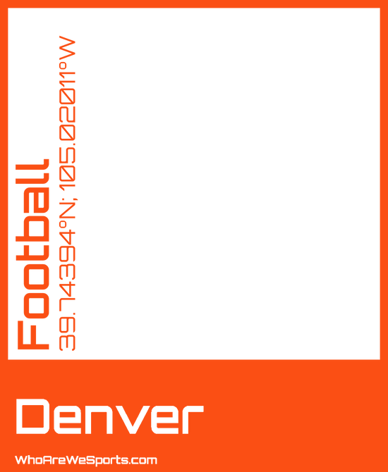 Denver Pro Football T-shirt (Orange)