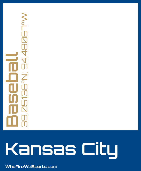 Kansas City Baseball T-shirt (Blue/Gold)