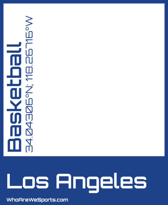 Los Angeles Basketball Mug (Blue)