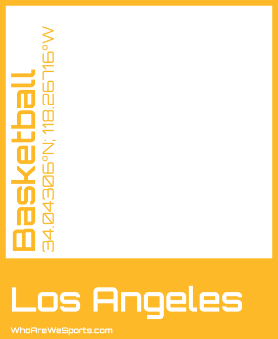 Los Angeles Basketball Mug (Gold)
