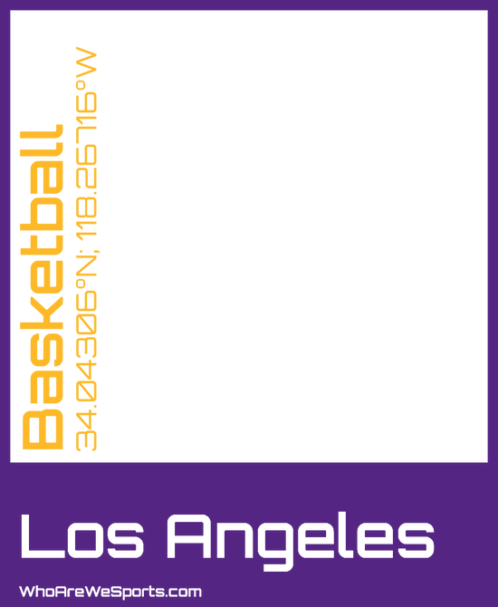 Los Angeles Basketball Mug (Purple/Gold)