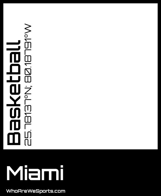 Miami Basketball Mug (Black)
