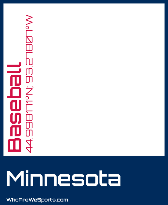 Minnesota Baseball T-shirt (Blue/Red)