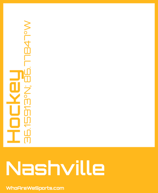 Nashville Hockey (Yellow)