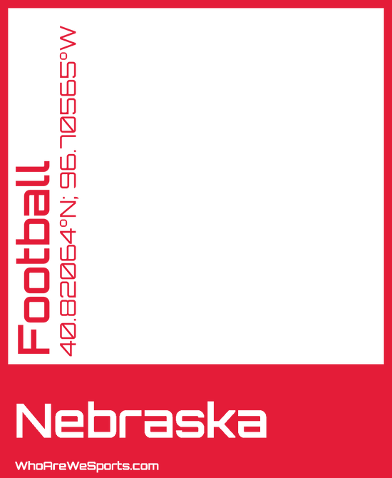 Nebraska College Football T-shirt (Red)