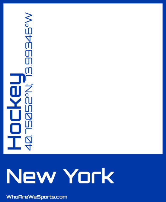 New York Hockey 1 (Blue)
