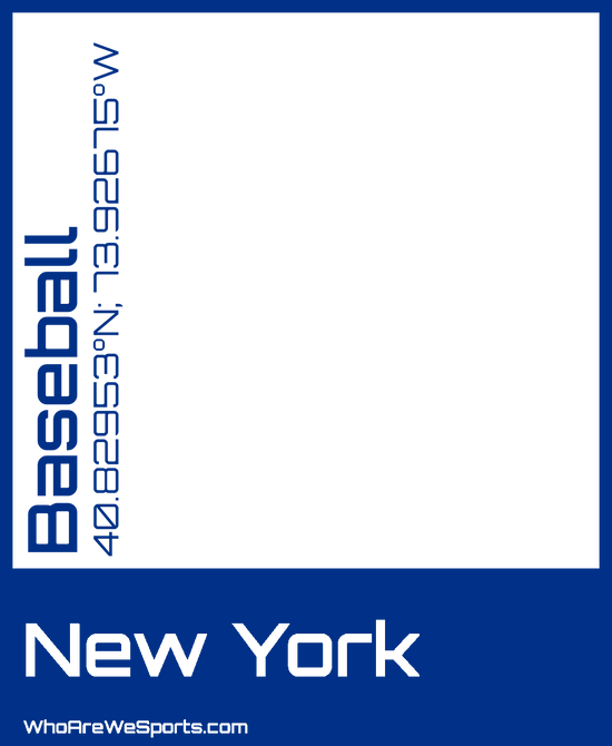 New York (A) Baseball T-shirt (Blue)