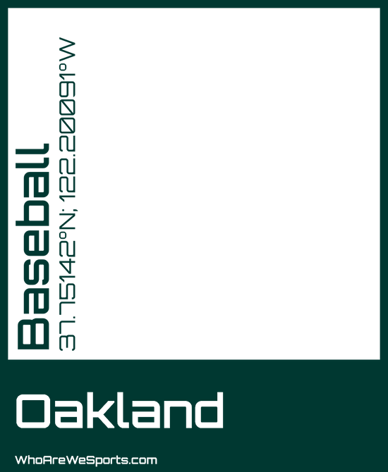 Oakland Baseball T-shirt (Green)