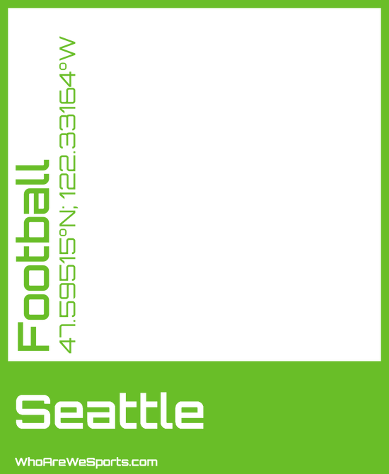 Seattle Pro Football T-shirt (Green)
