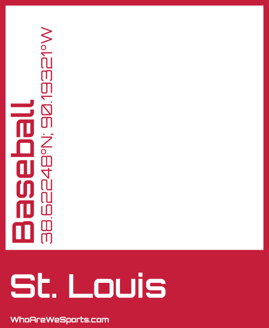 St. Louis Baseball T-shirt (Red)