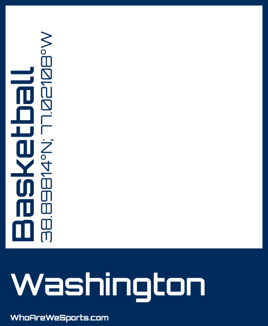 Washington Basketball T-shirt (Blue)