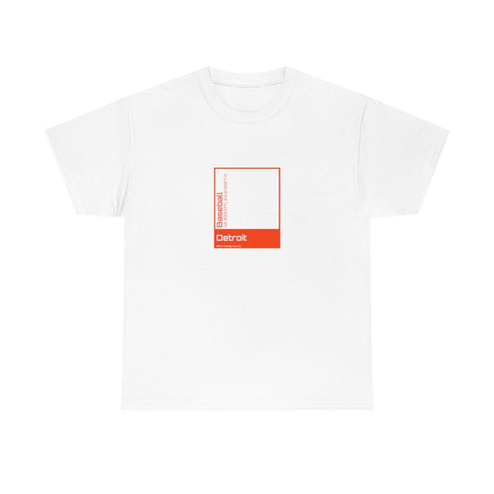 Detroit Baseball T-shirt (Orange)