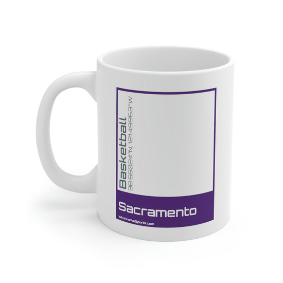 Sacramento Basketball Mug (Purple/Gray)