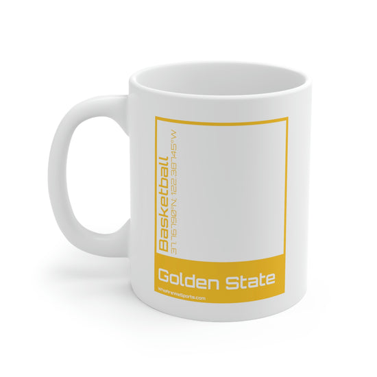 Golden State Basketball Mug (Yellow)
