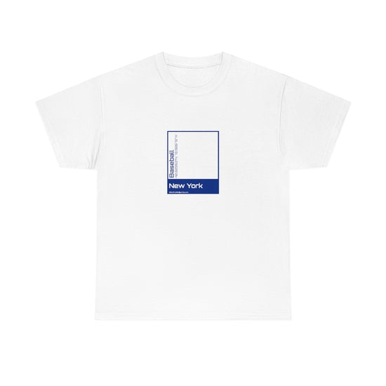 New York (A) Baseball T-shirt (Blue)