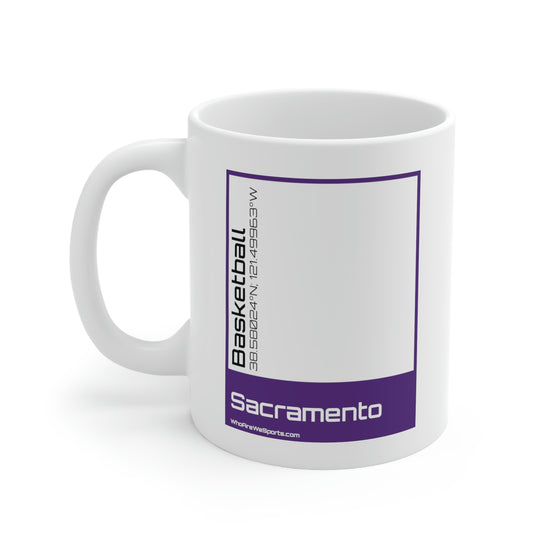 Sacramento Basketball Mug (Purple/Black)