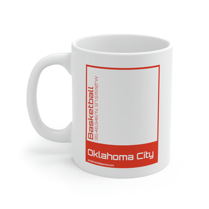 Oklahoma City Basketball Mug (Orange)