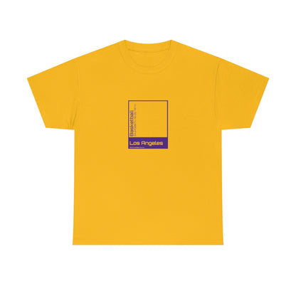 Los Angeles Basketball T-shirt (Purple)