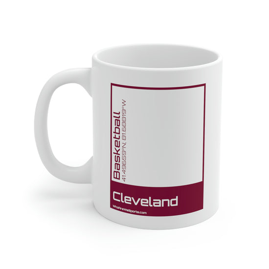 Cleveland Basketball Mug (Wine)