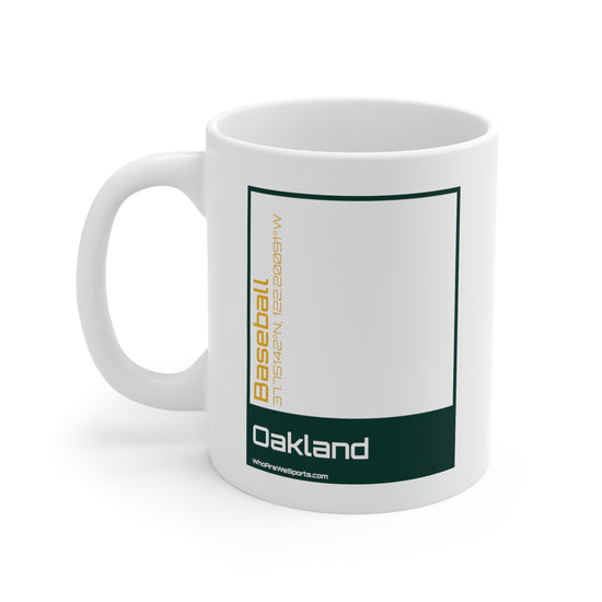 Oakland Baseball Mug (Green/Gold)