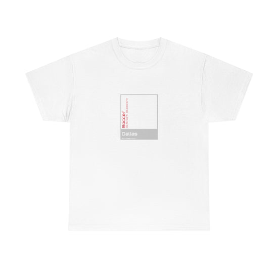 Dallas Soccer T-shirt (Silver/Red)