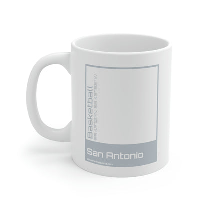 San Antonio Basketball Mug (Silver)